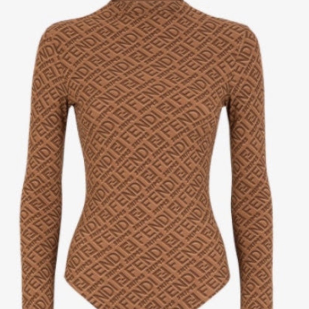 Fendi x Skims Tan Bodysuit New with box and tags 4x